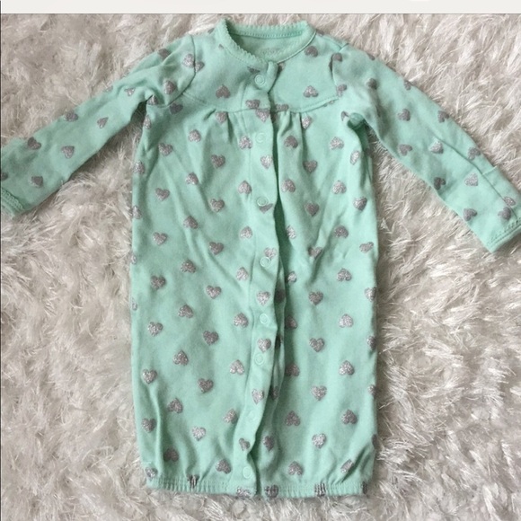 Carter’s Newborn Baby Converter Gown 3 piece Set - Picture 6 of 11